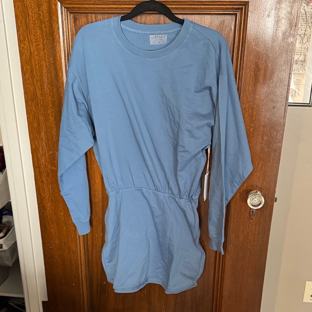L*Space Blue Long Sleeve Dress
